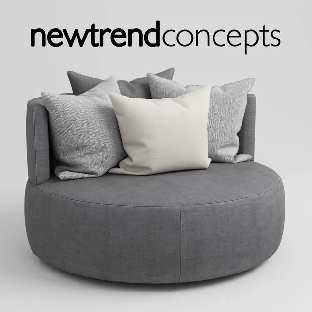 Newtrend Concepts DIVA Armchair 3dsMax Model