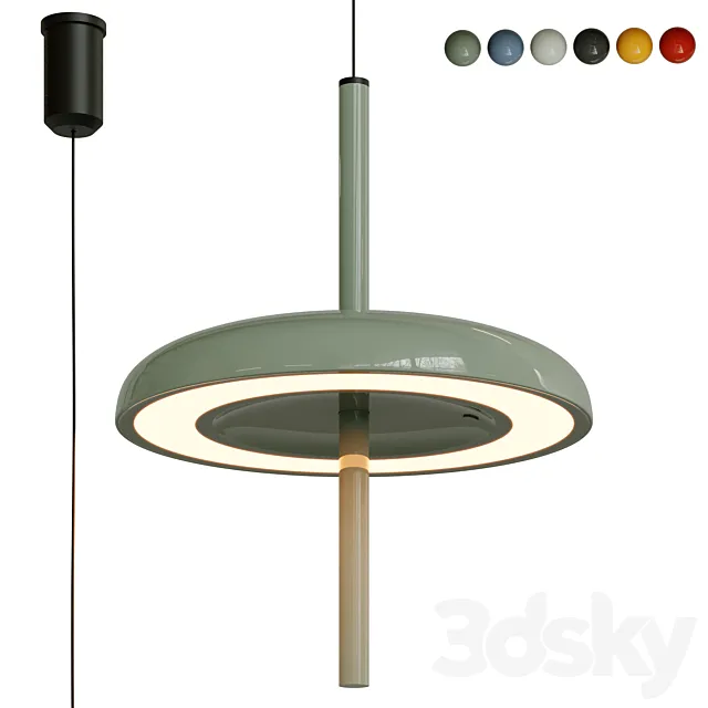 Nexia Porte Suspended Lamp In 6 Colors 3ds Max