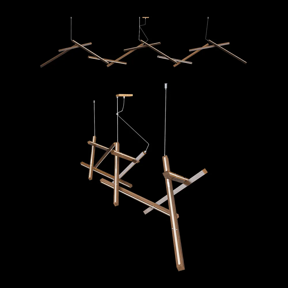 NEXT LEVEL DESIGN STUDIO – Chandelier DNA Horizontal 3ds Max