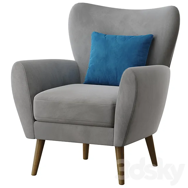 Next Wilson Accent Chair 3ds Max