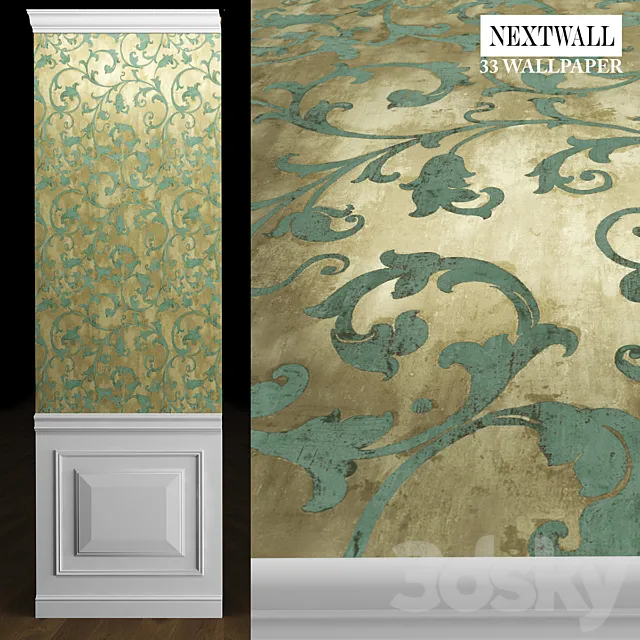 Nextwall Timeless Finishes Wallpaper 3DS Max Model