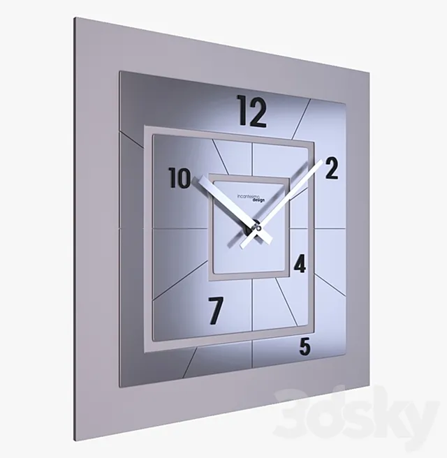 Nexus WallClock Incantesimo Design 3ds Max