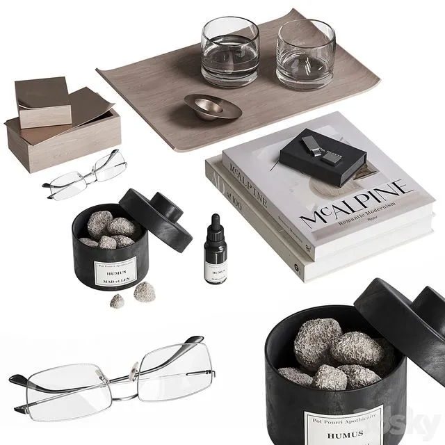 NG6 Decorative Set 3dsMax Model