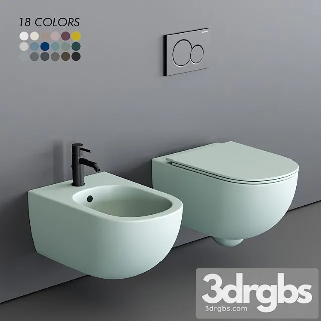 Nic design pin wall-hung wc