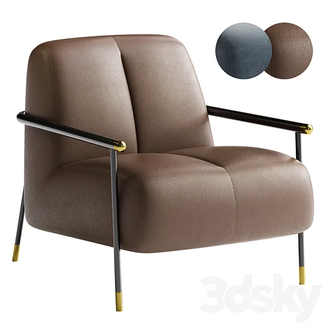 Nice Armchair by Saloni 3ds Max