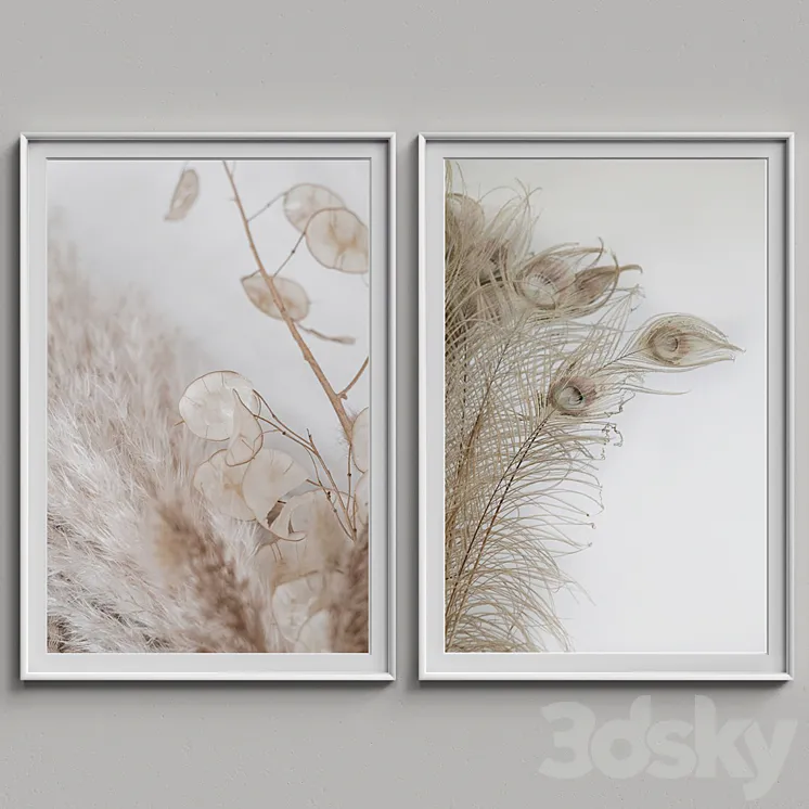 Nice Picture Frames Set 62 3DS Max