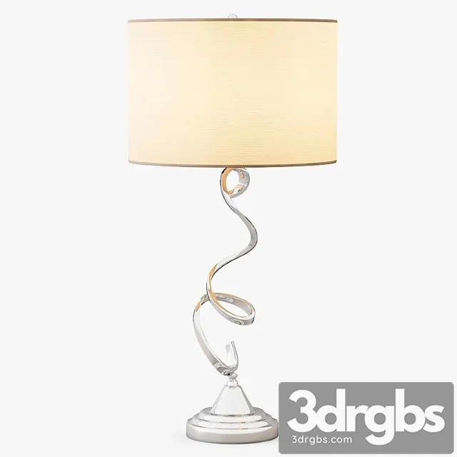Nickel Swirl Table Lamp 3dsmax Download