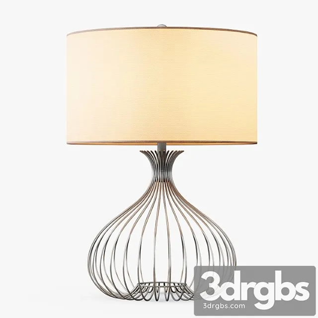 Nickel Wire Table Lamp 3dsmax Download