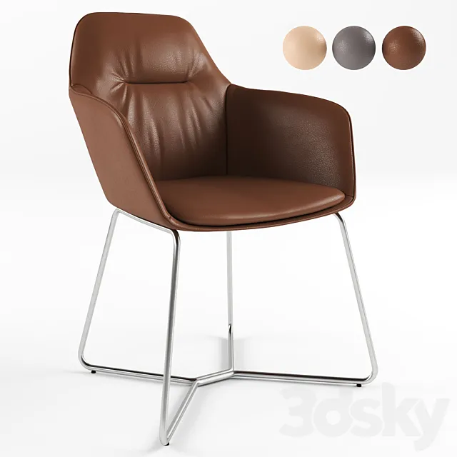 Nicolas Laredo dining chair 3ds Max