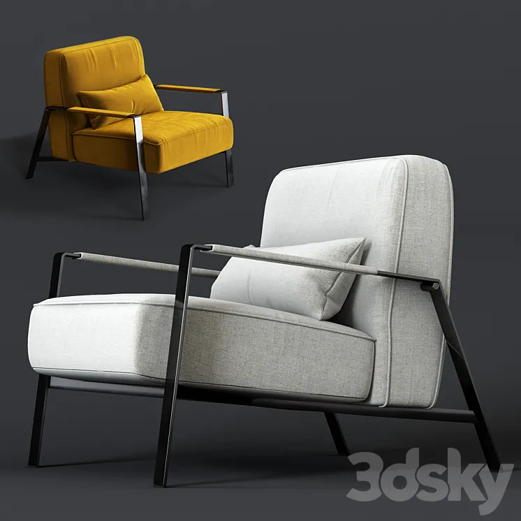 Nicoline Rho armchair 3DS Max