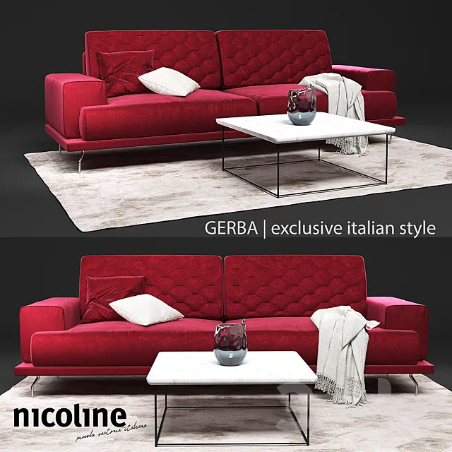 Nicoline_GERBA_Sofa 3ds Max