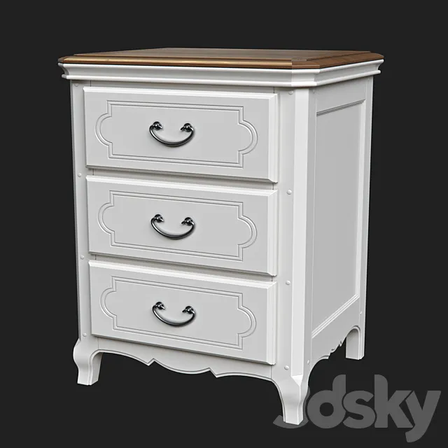 Nightstand Salon de Provence 3ds Max