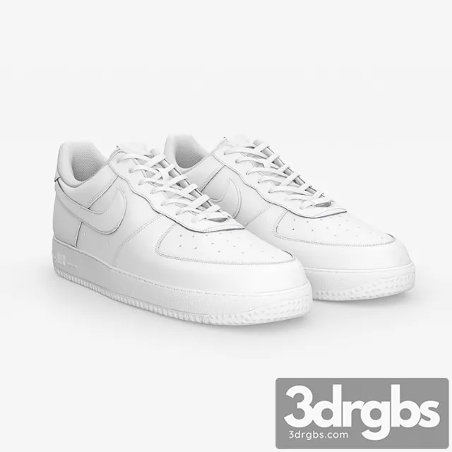 Nike af1 white 3dsmax Download