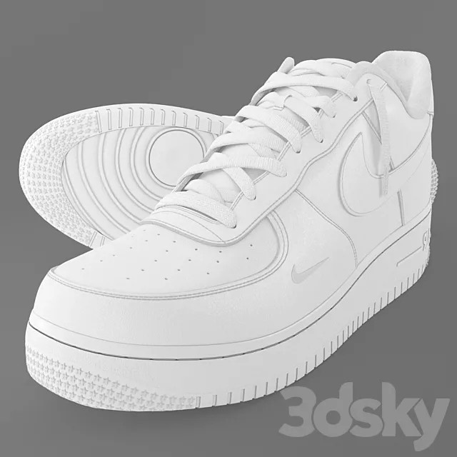 Nike Air Force 1 3DS Max Model