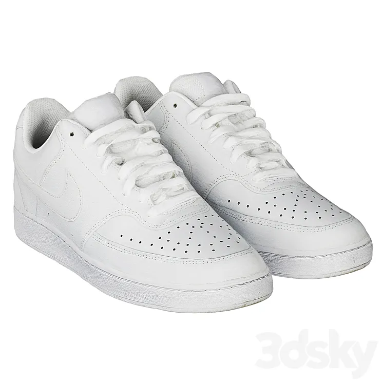 Nike Air Force Sneakers 3DS Max
