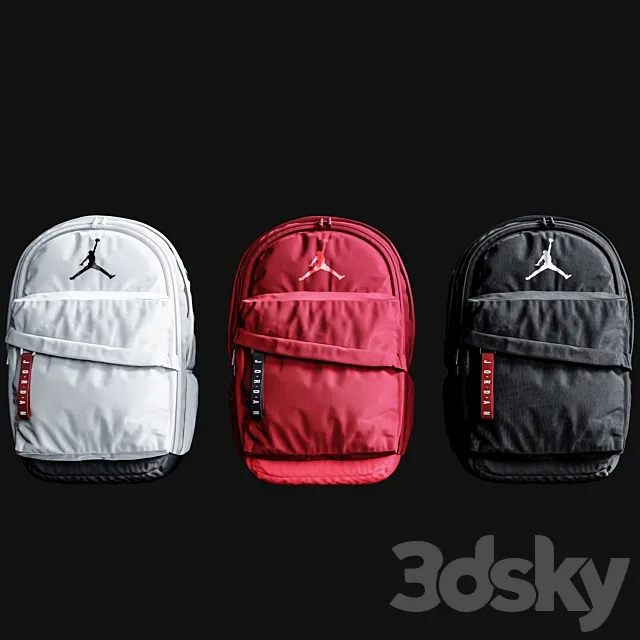 Nike Air Jordan Patrol Backpack 3DS Max Model