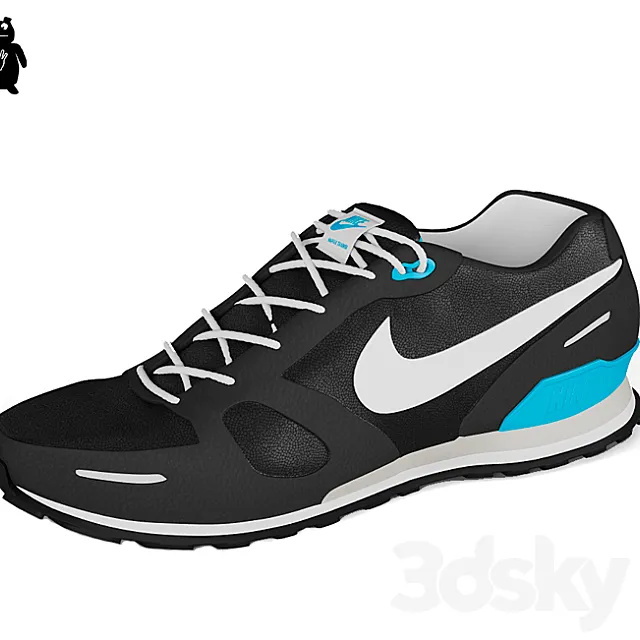 Nike Shoes 3DS Max Model