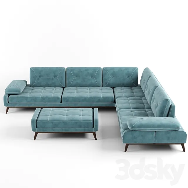 Nill’s Pralin corner sofa 3ds Max