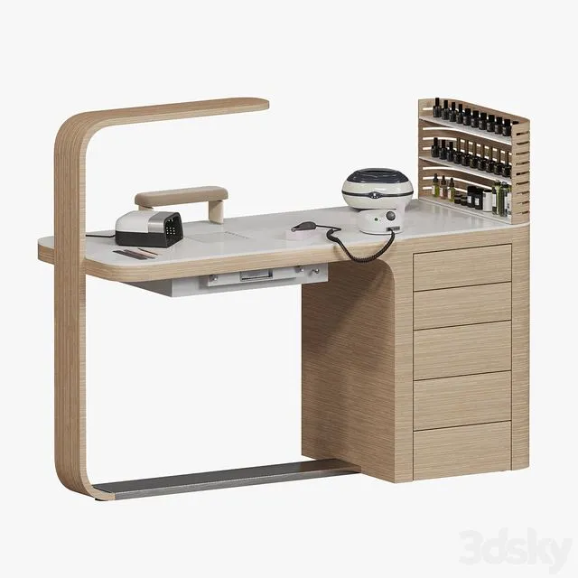 Nilo HIBISCUS Manicure table 3dsMax Model