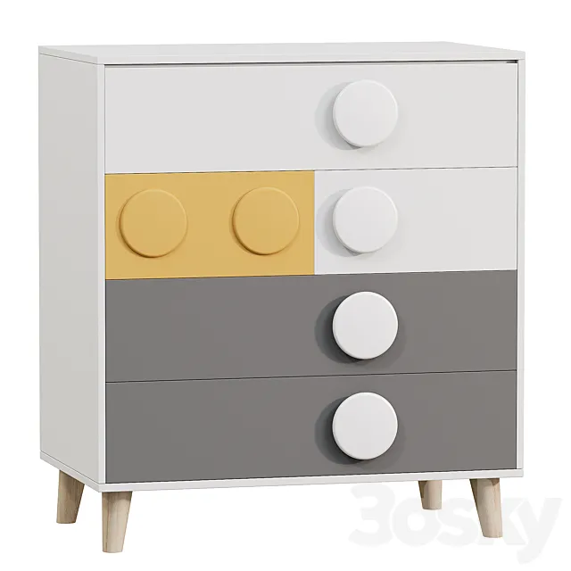 Nils Chest of Drawers 3DS Max Model