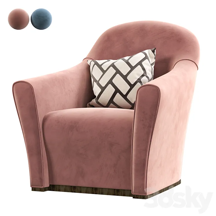 NINA Armchair by Bodema 3DS Max