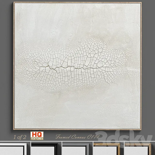 Ninos Textured Wall Art C-174 3ds Max