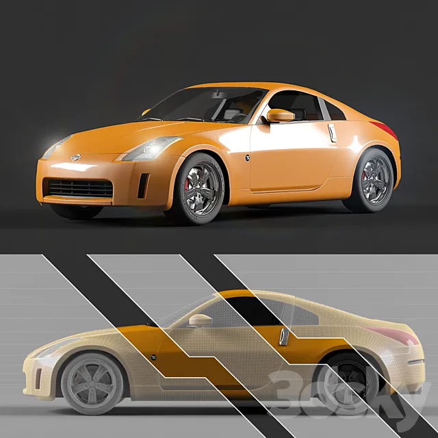 nissan 350z 3ds Max