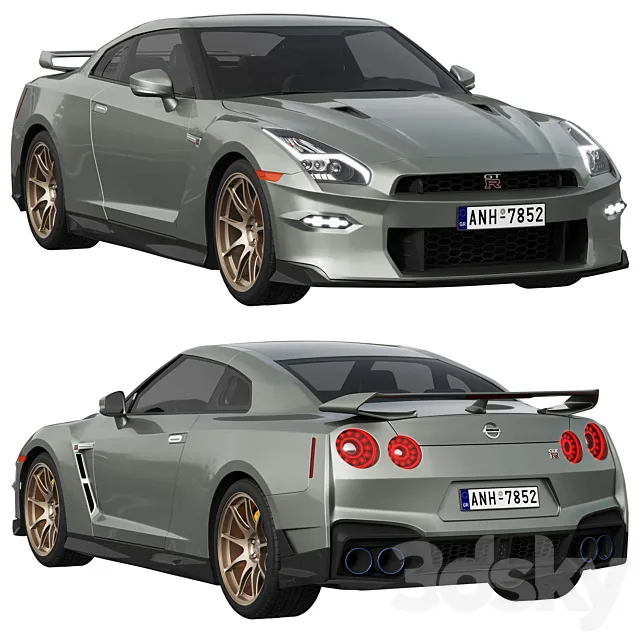 Nissan GT-R 2024 3dsMax Model