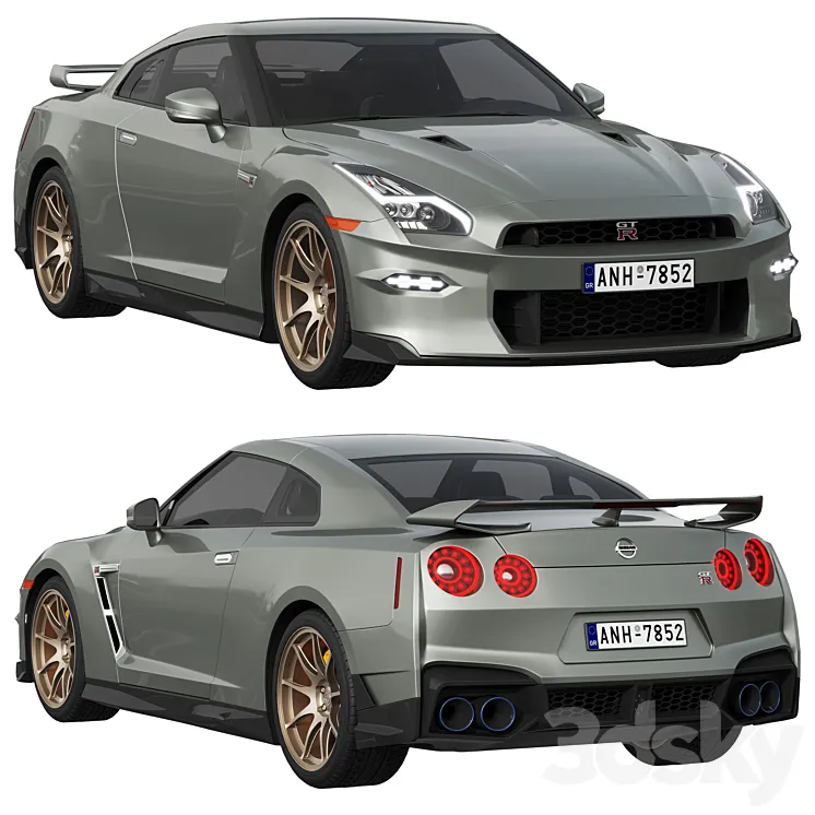 Nissan GT-R 2024 3DS Max Model