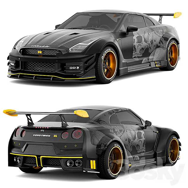 Nissan GTR R35 Nismo 3dsMax Model