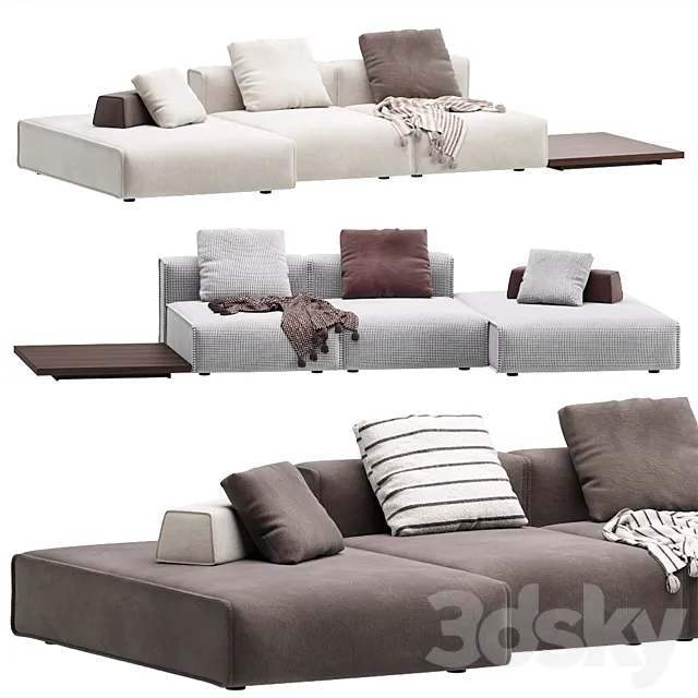 Niveaux Modular Sofa By Lema 3DS Max Model
