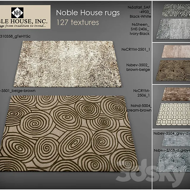 Noble House rugs 3ds Max