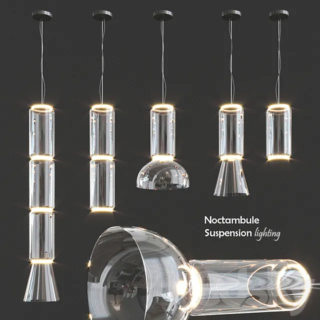Noctambule Suspension Flos lighting 3DS Max Model