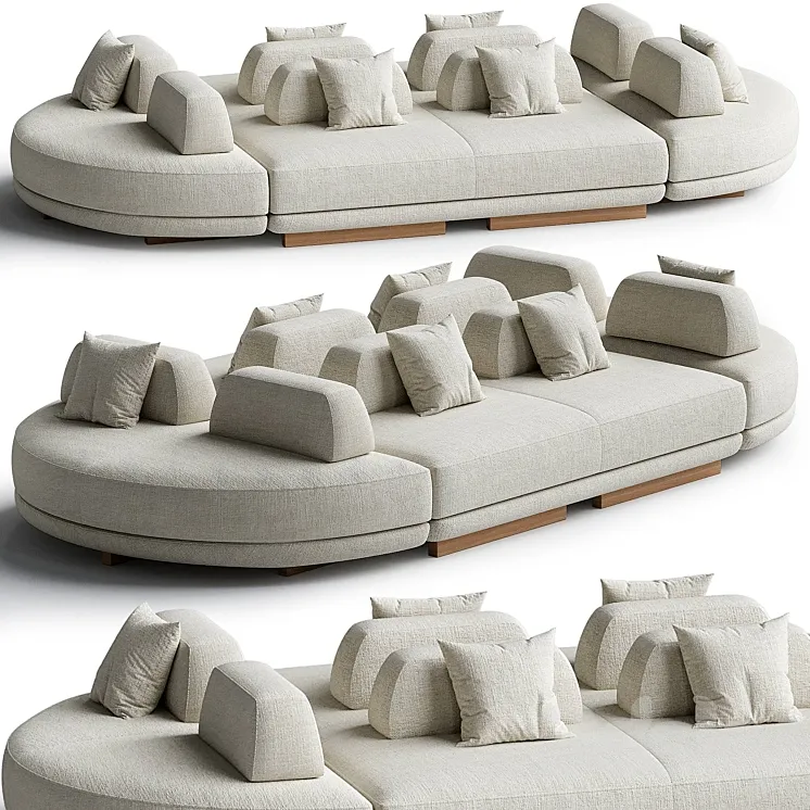 Node Systeme Sofa By Architonic 3DS Max Model