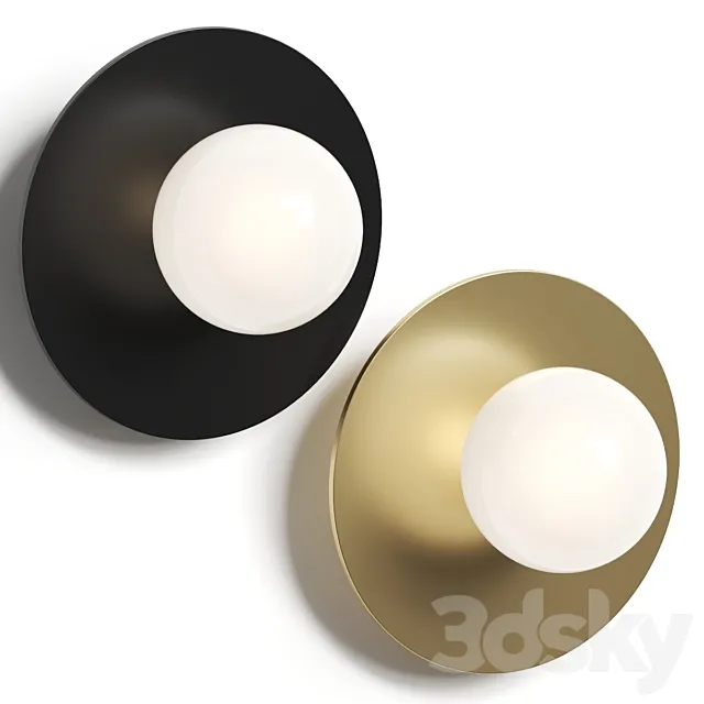 Nodes Large Angled Sconce by Kelly Wearstler Wall Lamp 3ds Max