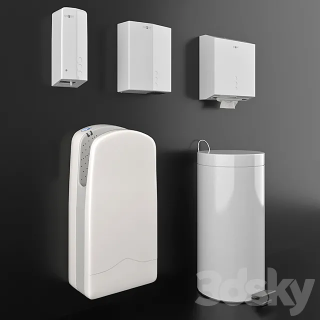 NOFER whiteSET # 08 3ds Max