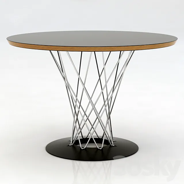 Noguchi circular table 3DS Max Model