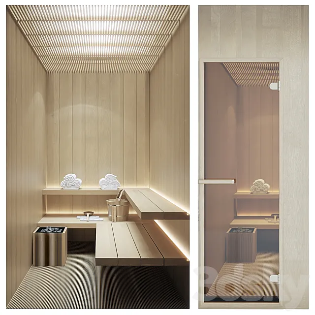 NOHO Investment Sauna 3DS Max Model