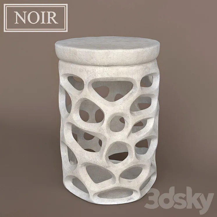 Noir Fabro Side Table 3DS Max