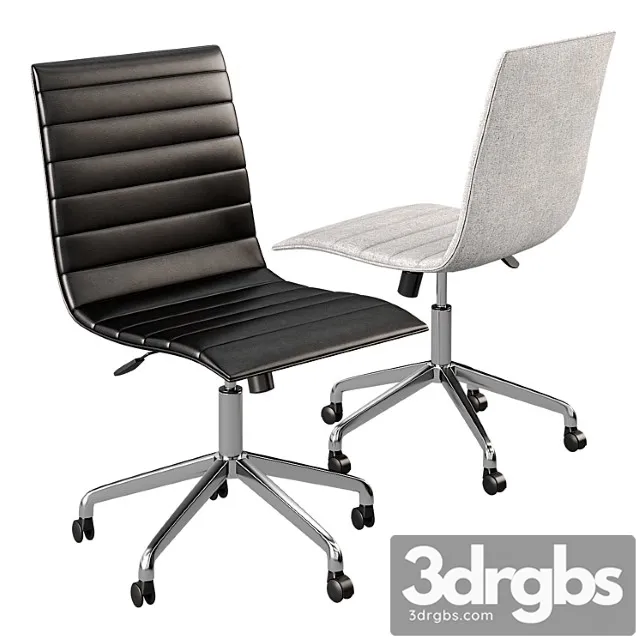Noir Task Office Chair From Global Allies 3dsmax Download