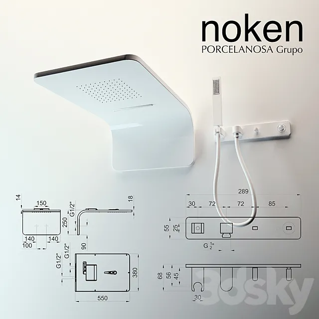 Noken _ porcelanosa 3DSMax File