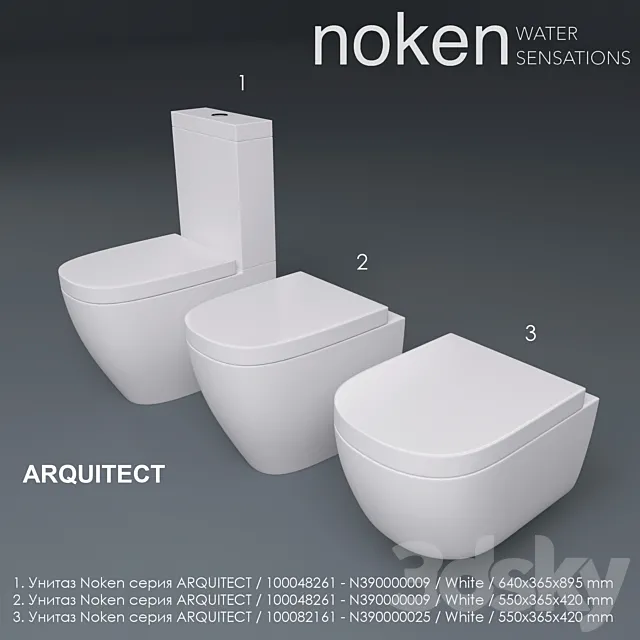 NOKEN ON ARQUITECT 3DS Max Model