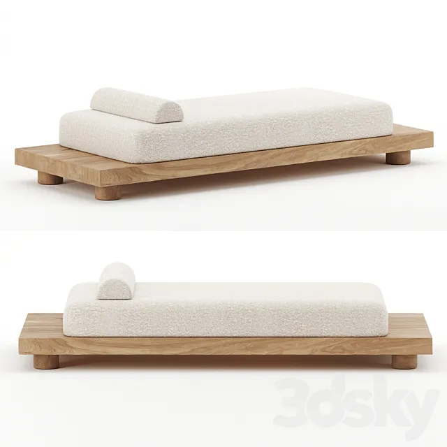 Nomad daybed by Emmanuelle Simone 3ds Max