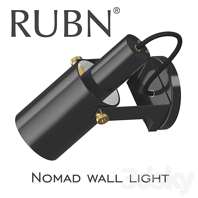 Nomad wall light 3DSMax File