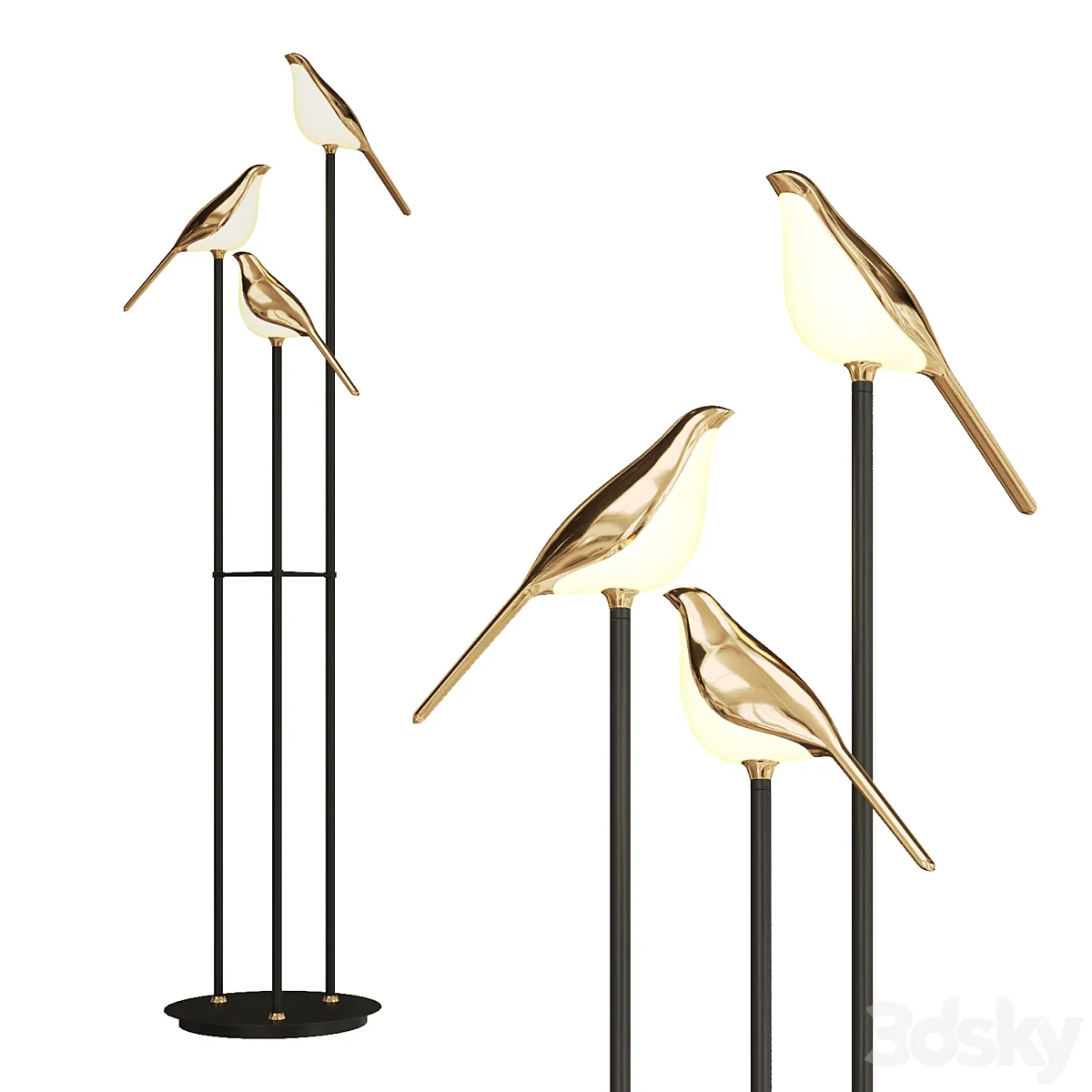 NOMI floor lamp by Lampatron 3dsMax Model