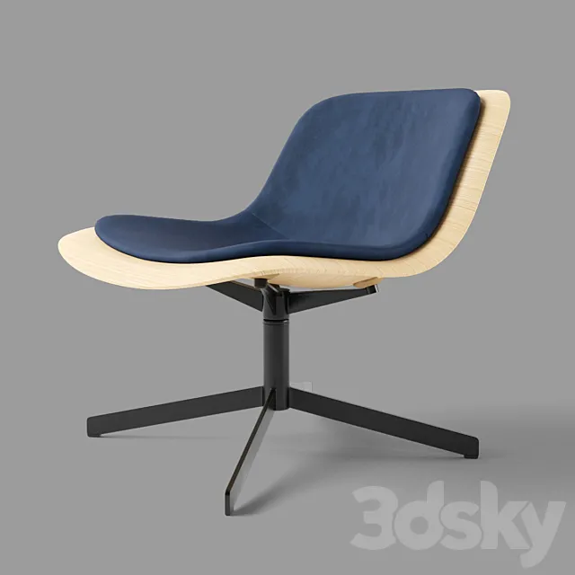 Nonesuch Swivel Lounge Chair 3DSMax File