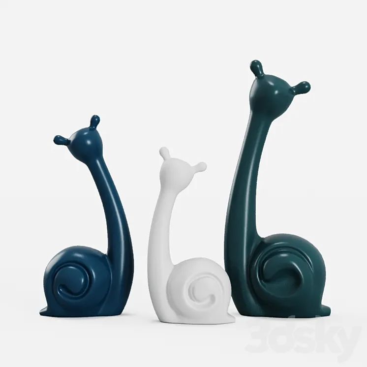 Nordic Ceramics Snail 3DS Max