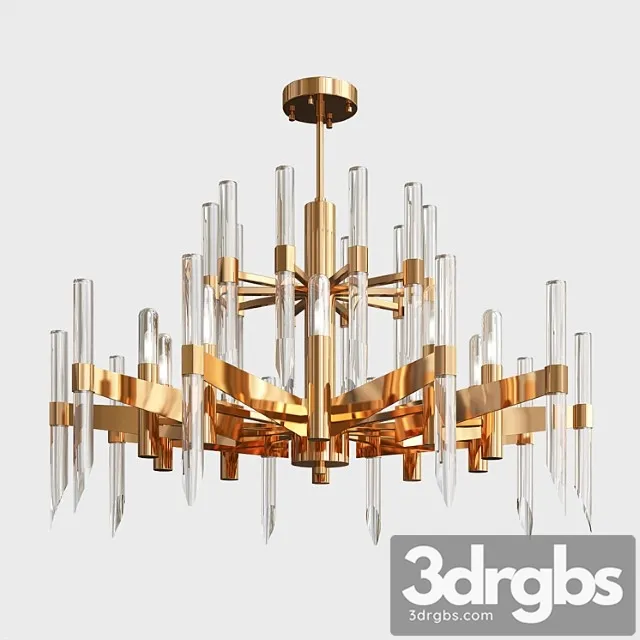 Nordic Crystal Chandelier 3dsmax Download