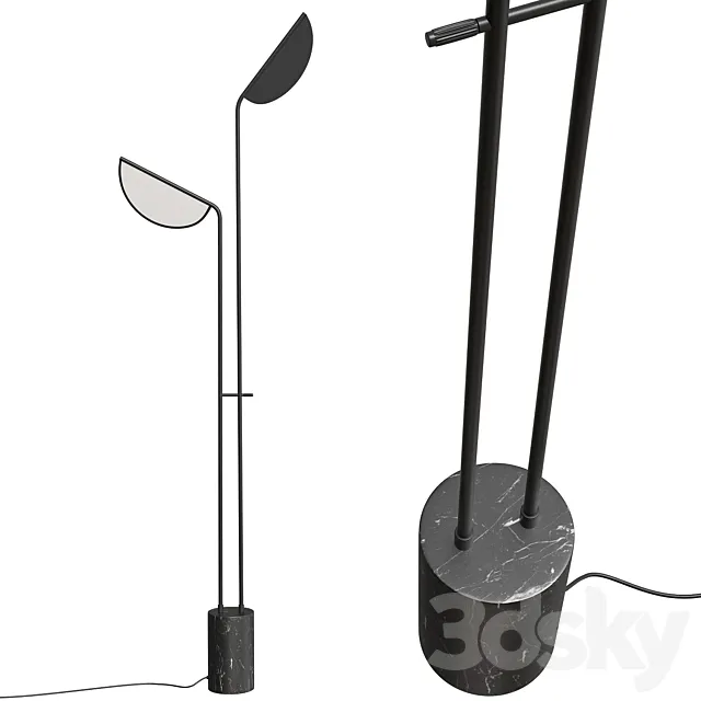 Nordic floor lamp 3DS Max Model