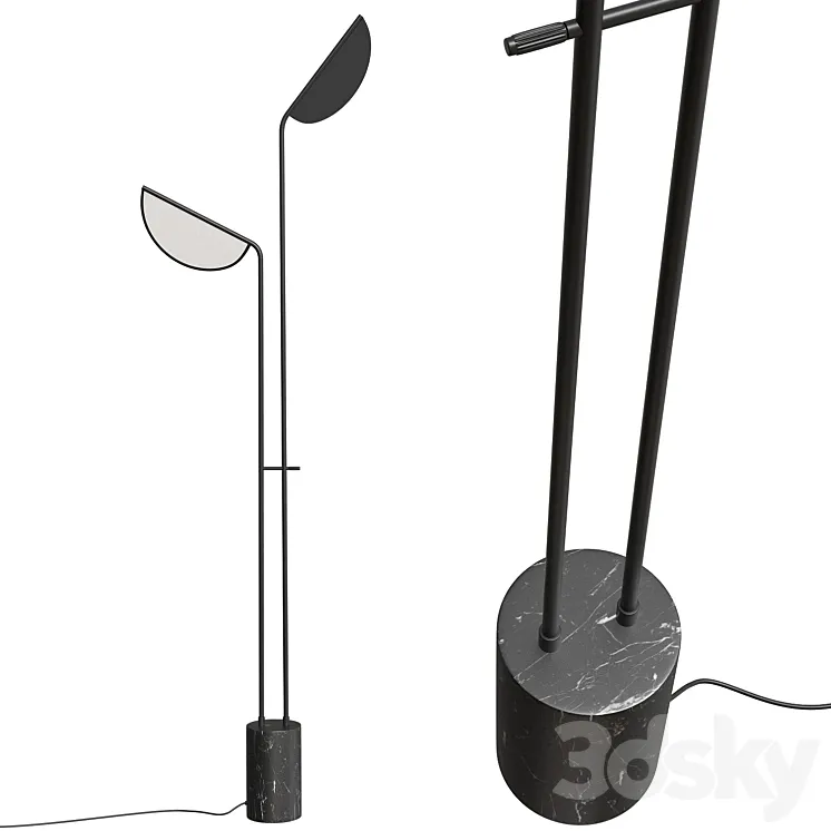 Nordic floor lamp 3DS Max Model
